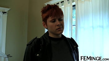 FEMINGE 4K - 19 Year Old Lesbian Is Seduced By The Redhead