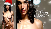 Christmas Special: Grinch Powerfully Cum with Sperm from a Green Dick and poured cum on a Sexy Brunette / COMIC