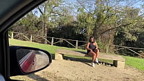 PORNOVATAS - Beautiful young mulatto girl, get in the car. Stranger just to fuck