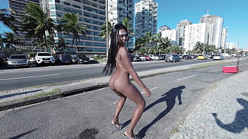Mambo's Carnaval 2024 Brazil - Sexy girl walks almost naked on street then goes to fuck in orgy party (reverse gangbang 1on4, anal, ATOGM, ATM, gapes, prolapse) OB258