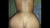 Brunette ass on all fours