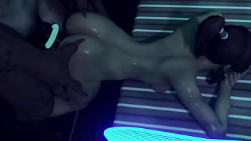 A la recherche d'un orgasme, la garce essaie différentes bites, qui la remplissent de sperme. Animation hentai 3D sexe chaud.