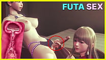 Futanari baise un camarade de classe Femboy en uniforme universitaire et jouit sur le corps - Futa Family Hentai 3D Animation Hard Sex