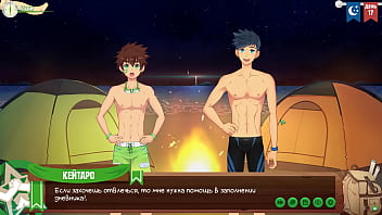 Game: Friends Camp, Episode 19 - Night swimming (Russian voice acting)