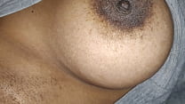 Tamil Desi wife boobs playing