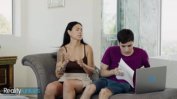 Hot MILF Dana Vespoli Rewards Her Stepson Ricky Spanish With Her Pussy For Doing His Homework - REALITYJUNKIES