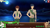 Game: Friends Camp, Episode 27 - Natsumi and Keitaro have sex on the pier (Russian voice acting)