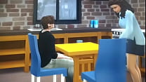 The Sims 4: С днем рождения, Майл. Майл трахается с другом своей мамы