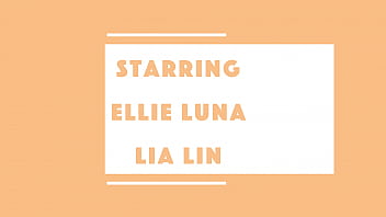Lia Lin donne sa virginité au mannequin célèbre Ellie Luna avec une grosse bite