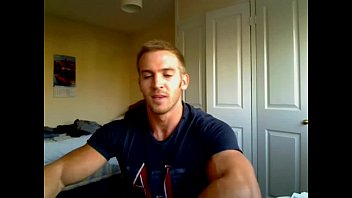 Adam Charlton shows off muscular body and small package in compression shorts - YouTube1